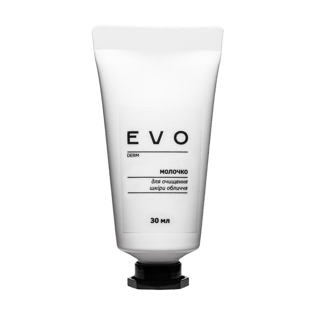 Молочко для очищення шкіри обличчя EVO derm, 30 мл